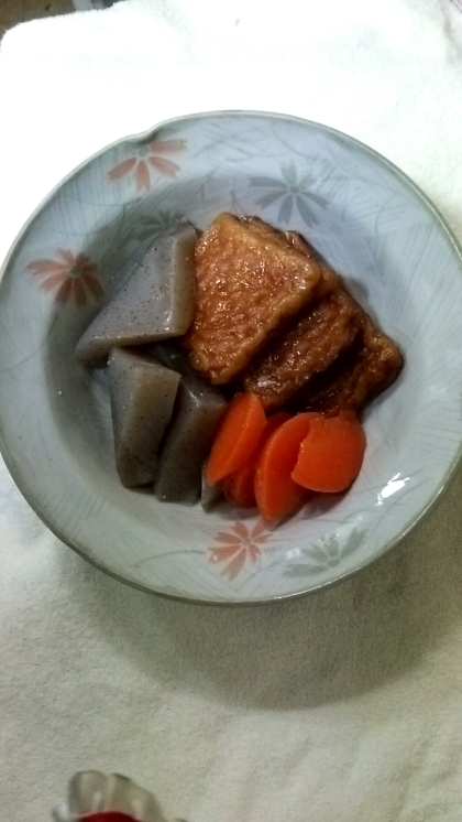 さつま揚げとこんにゃくの煮物