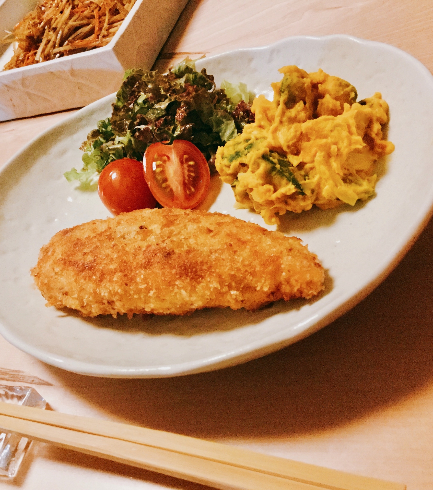 サクッとトロッと、チーズチキンカツ