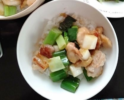 主夫がつくる焼き鳥丼