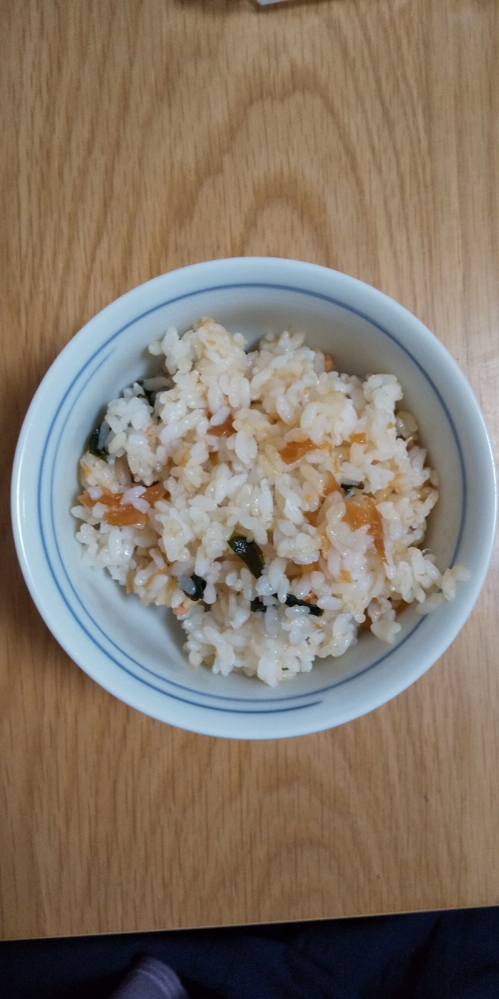 梅干し鮭わかめの味噌混ぜご飯