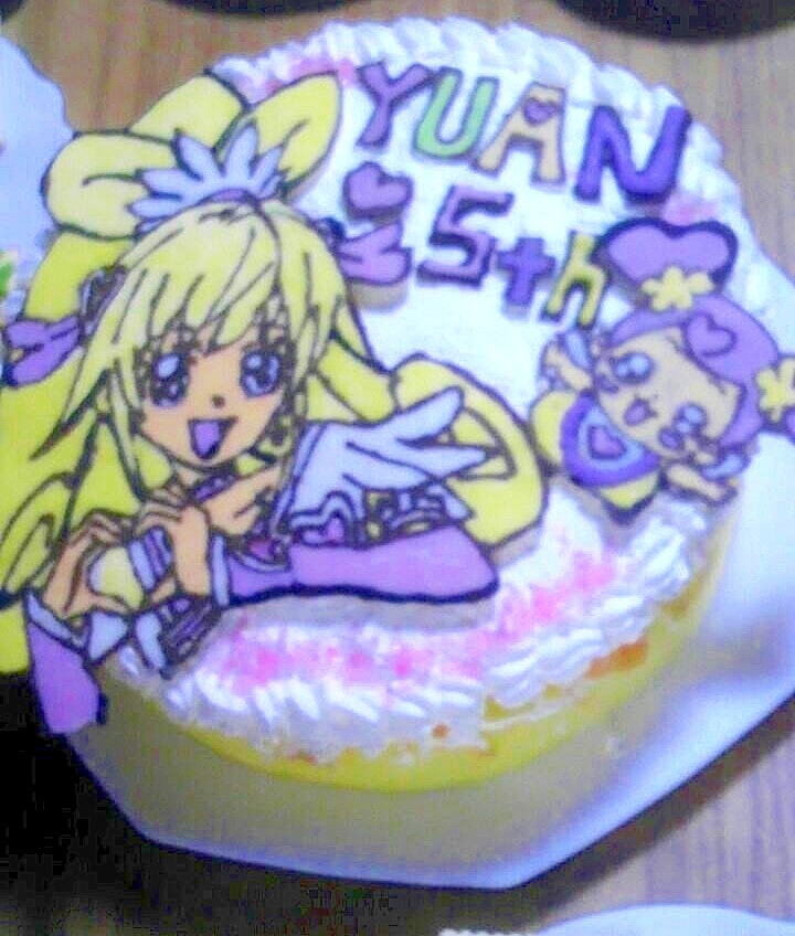 デコケーキ キャラケーキ 誕生日 プリキュア レシピ 作り方 By さぁー27 楽天レシピ