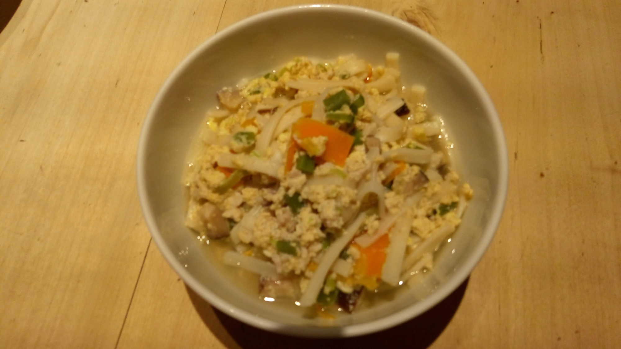 鶏肉と卵と野菜のうどん　離乳食・幼児食