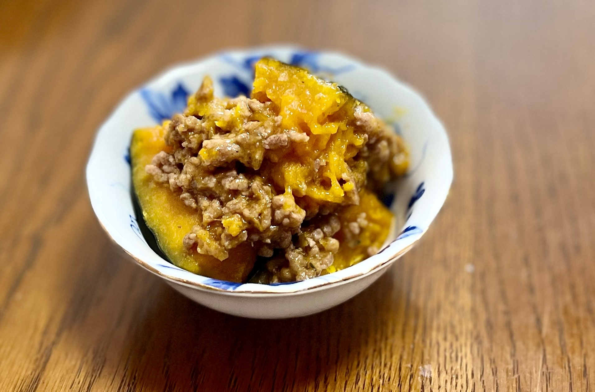 かぼちゃとひき肉の炒め煮