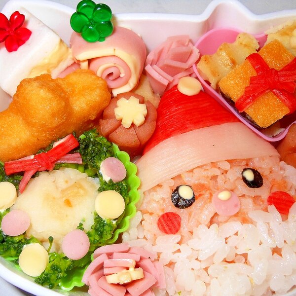 サンタさん弁当 クリスマス キャラ弁 レシピ 作り方 By さぁー27 楽天レシピ サンタさん弁当 クリスマス キャラ弁 レシピ 作り方 By さぁー27 楽天レシピ