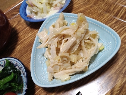 蒸し鶏の大根おろしポン酢！