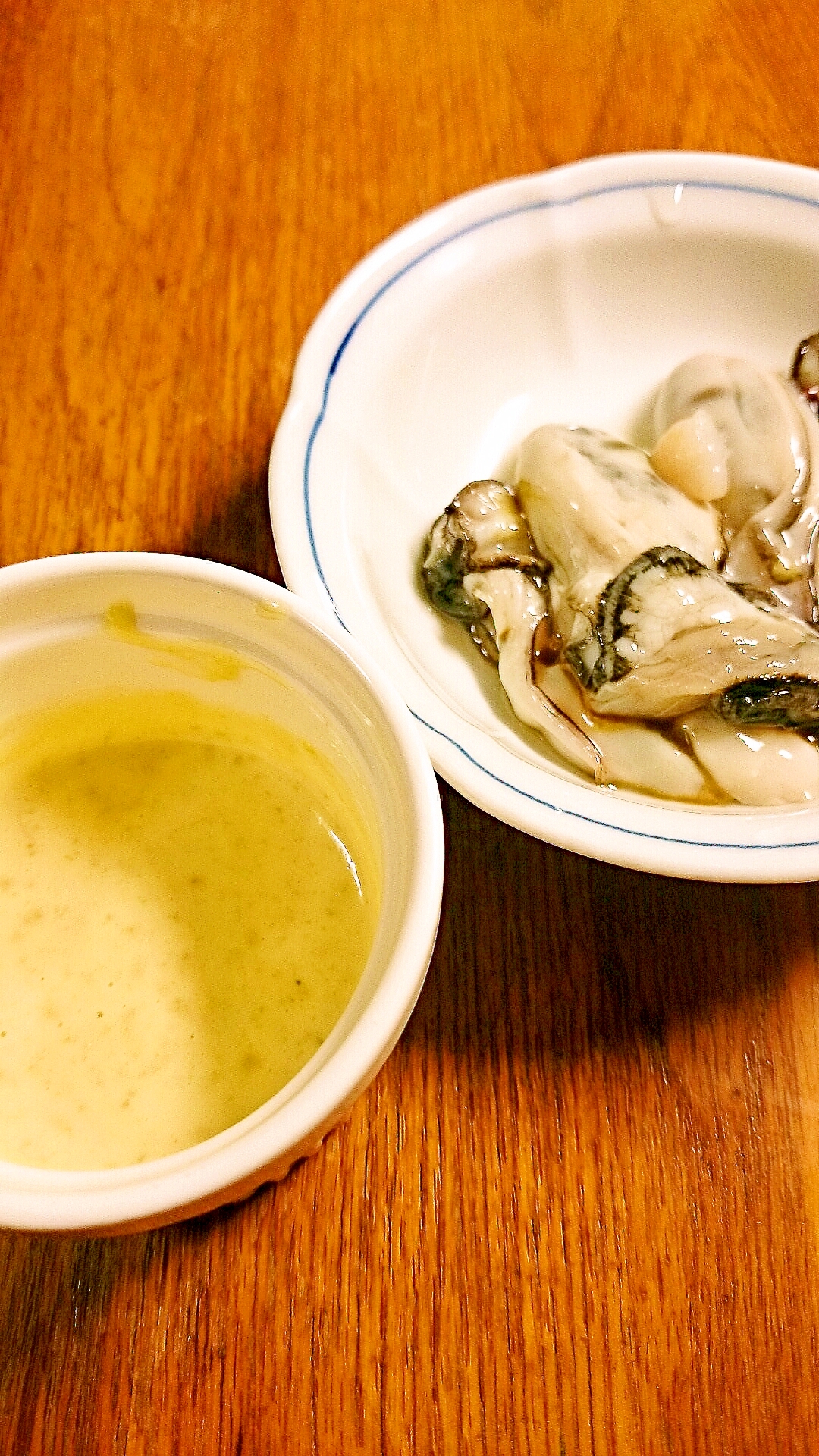 簡単牡蠣（カキ）レシピ　ワサビマヨソース