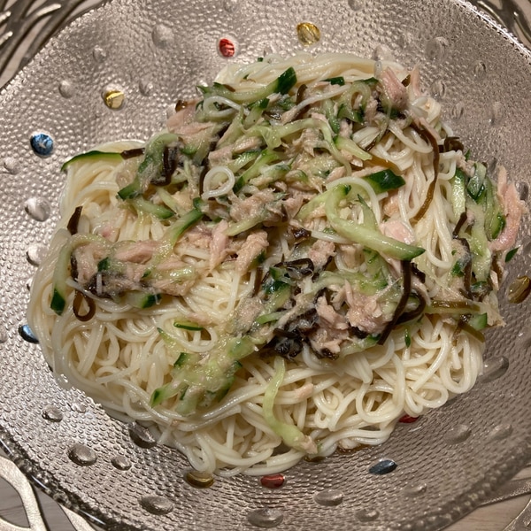 ツナ缶と塩昆布のさっぱりそうめん レシピ 作り方 By わーちゅん 楽天レシピ ツナ缶と塩昆布のさっぱりそうめん レシピ 作り方 By わーちゅん 楽天レシピ