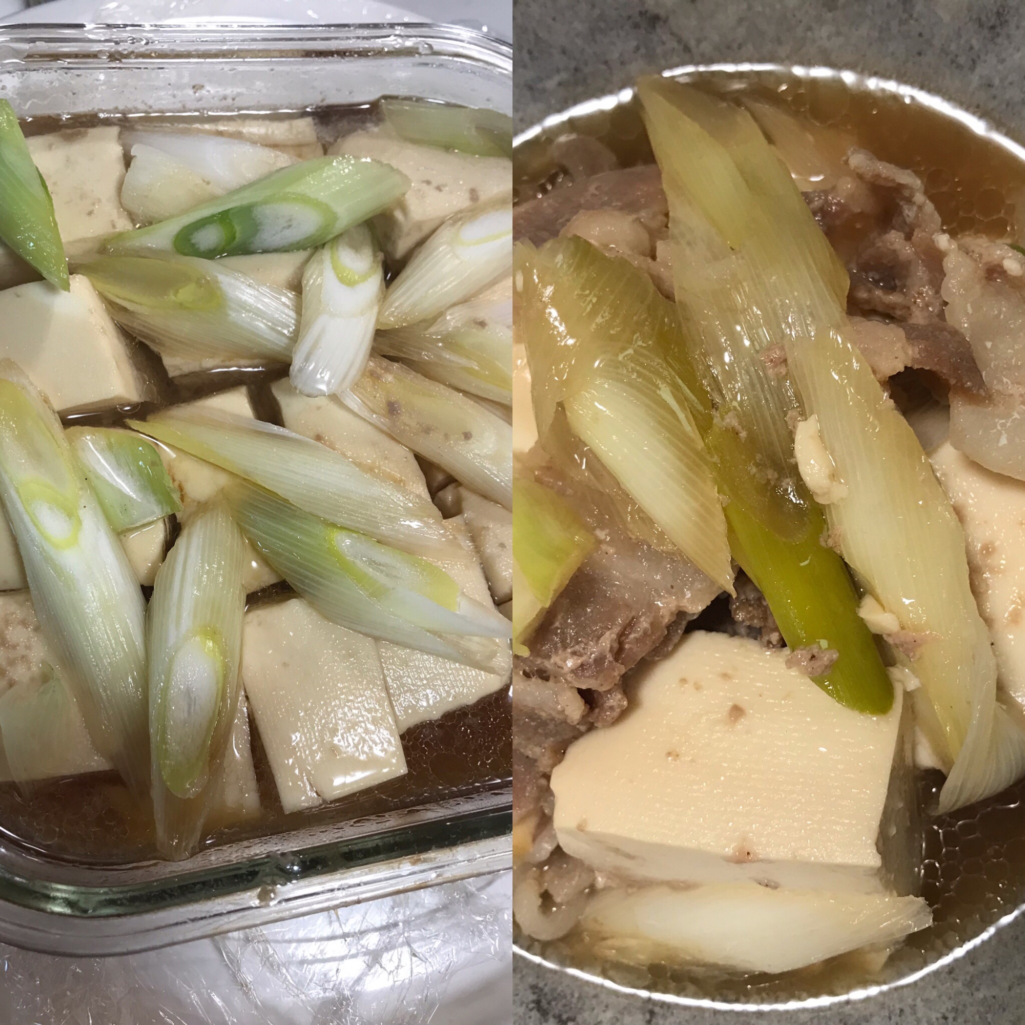 レンジで！肉豆腐