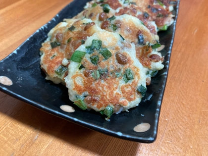 納豆とはんぺんのふわっふわ焼き♪