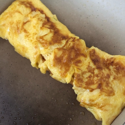 バターで洋風卵焼き