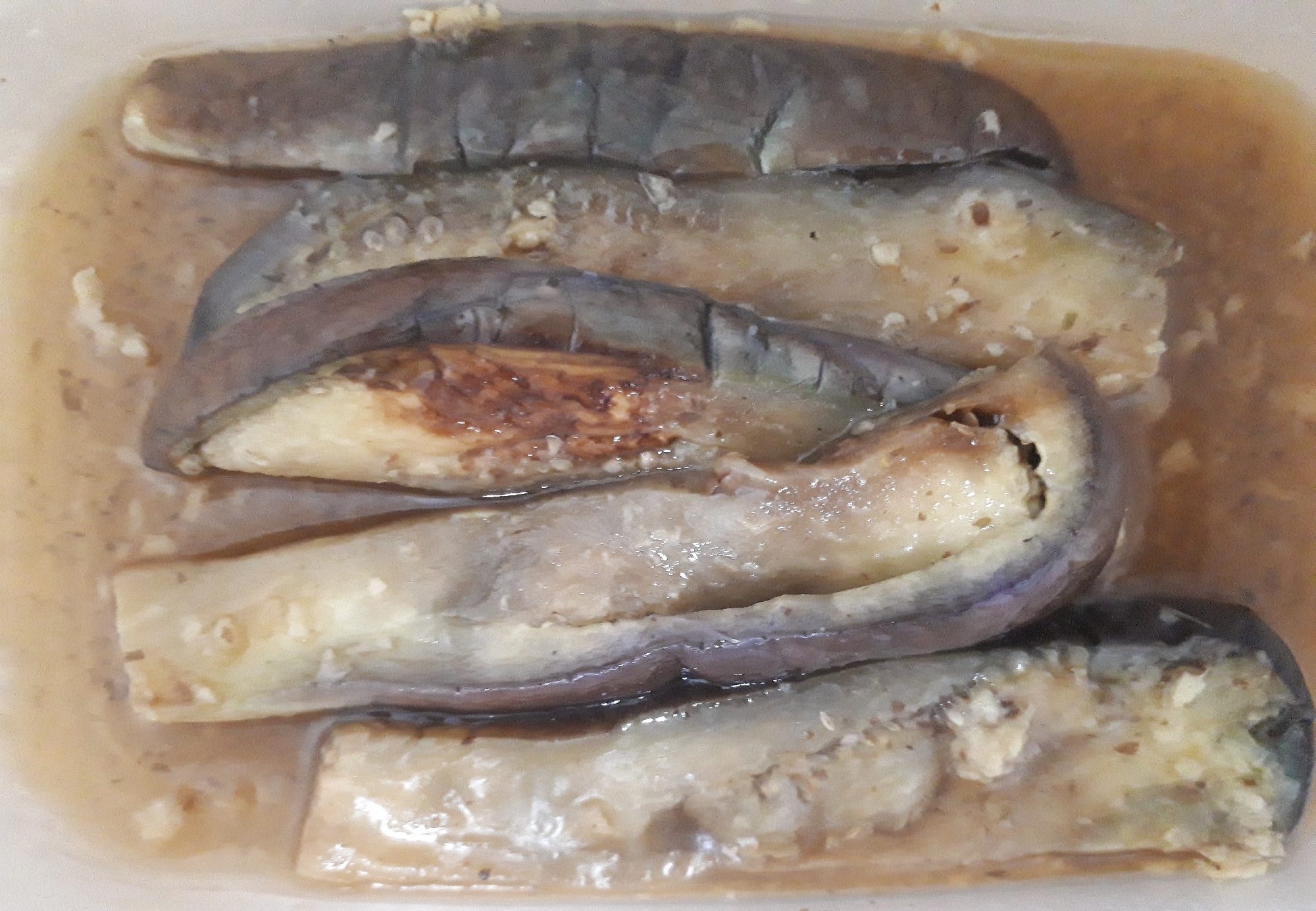 レンジで簡単!なすの煮浸し