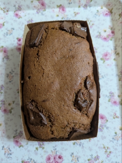 HMで簡単☆チョコパウンドケーキ  ※バター不使用