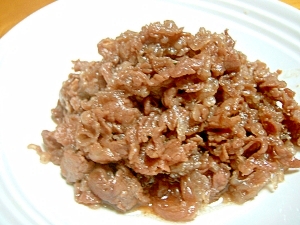 素朴な牛肉の佃煮