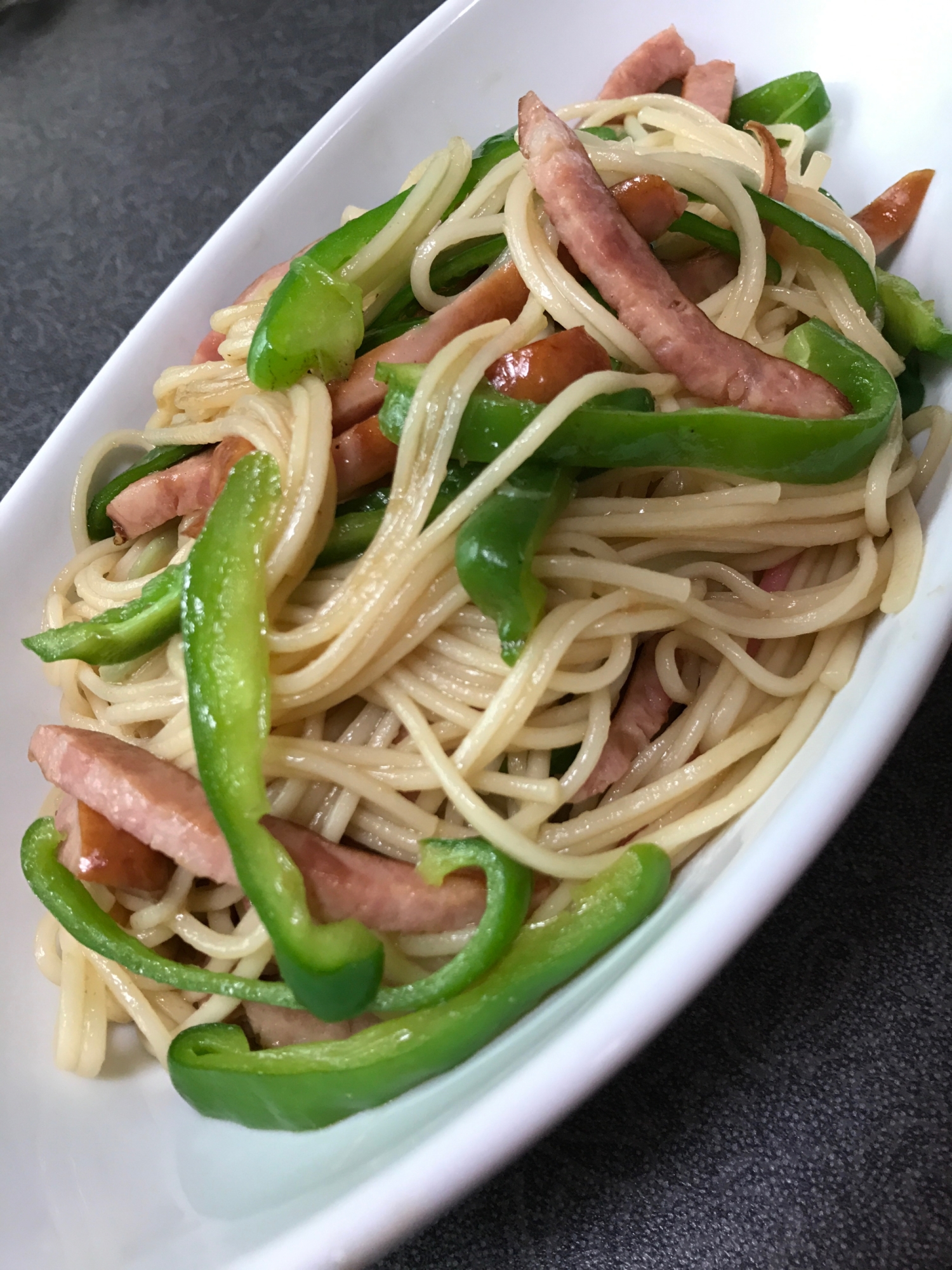 冷麦で！オイスターソース焼きそば