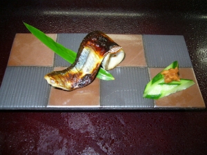 秋刀魚塩糀焼