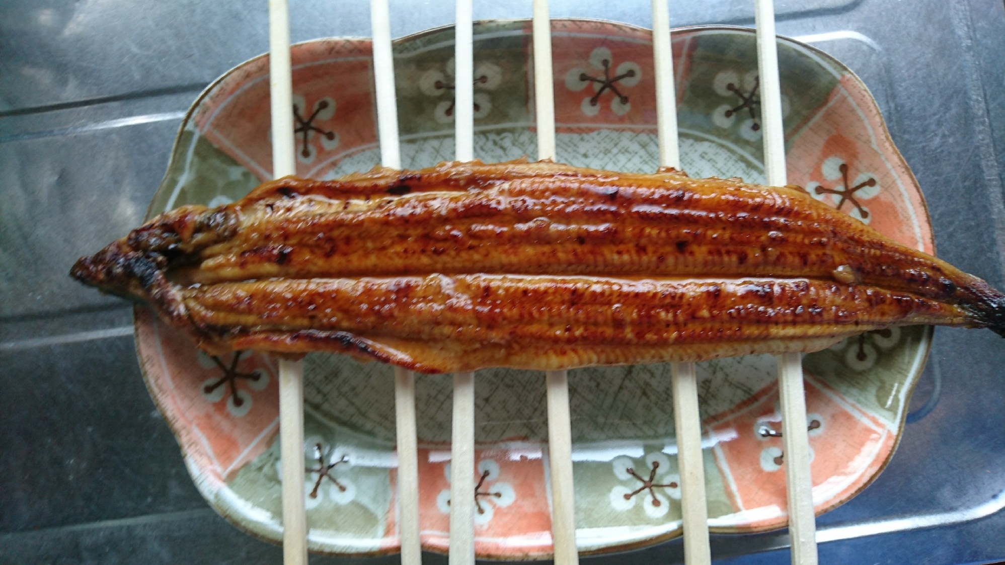 レンジで串焼き風鰻～プロに近いかも～うなぎの蒲焼