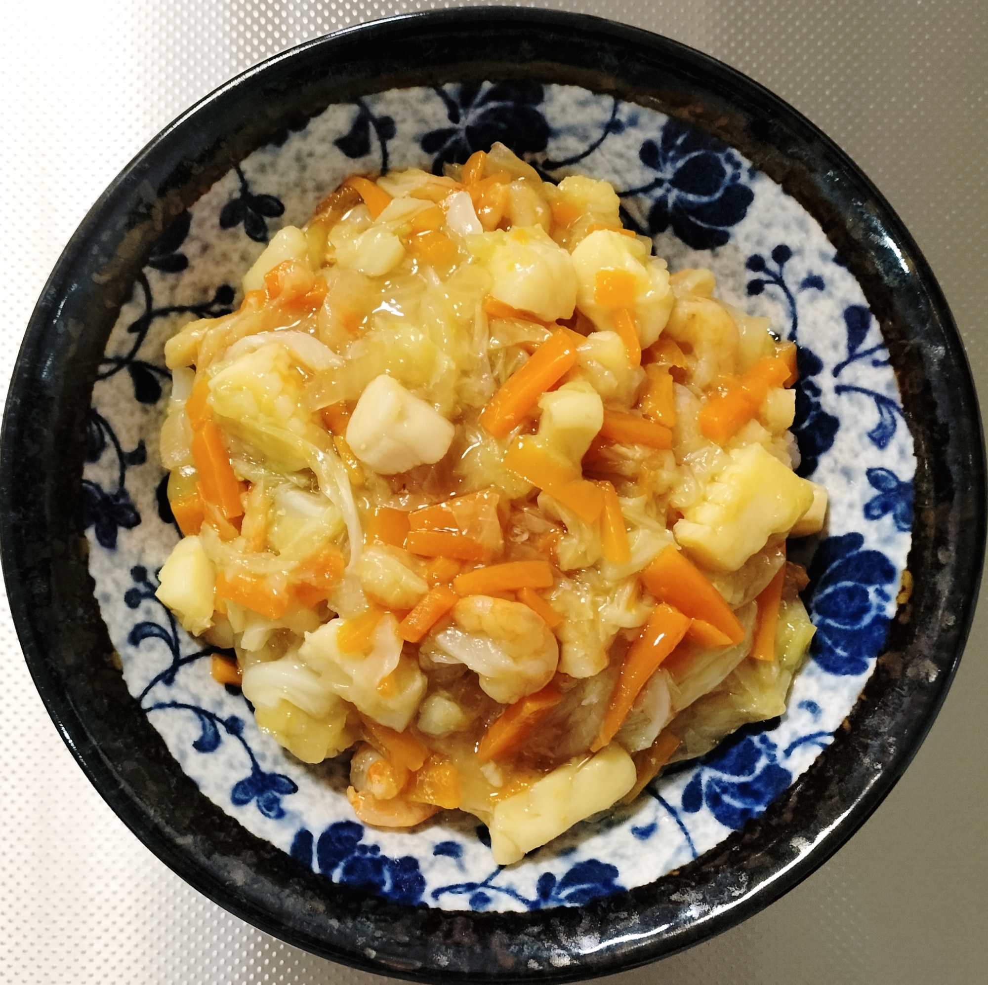 【具だくさん♪】海鮮ミックスと野菜の中華丼