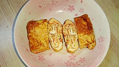 乾燥小エビの卵焼き