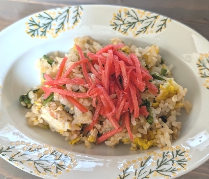 お昼に簡単！しらすチャーハン
