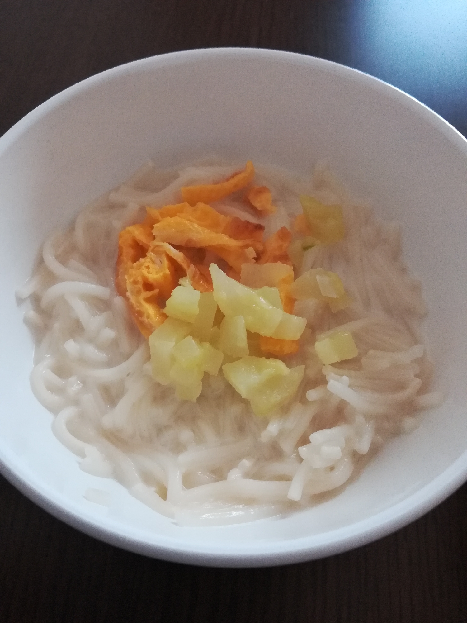 離乳食後期 薄焼き卵ときゅうりのせミルクそうめん レシピ 作り方 By もん1223 楽天レシピ