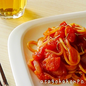 簡単すぎ でも 本格イタリアンなトマトパスタ レシピ 作り方 By 朝ごはん本舗 楽天レシピ