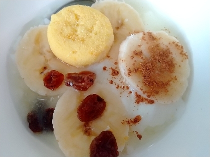 美活しましょᕷ*バナナとクッキーのヨーグルトꕤ୭*