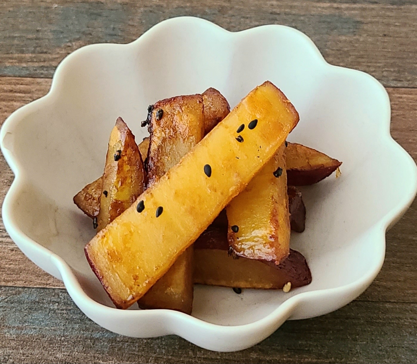 揚げずにヘルシー！焼き大学いも