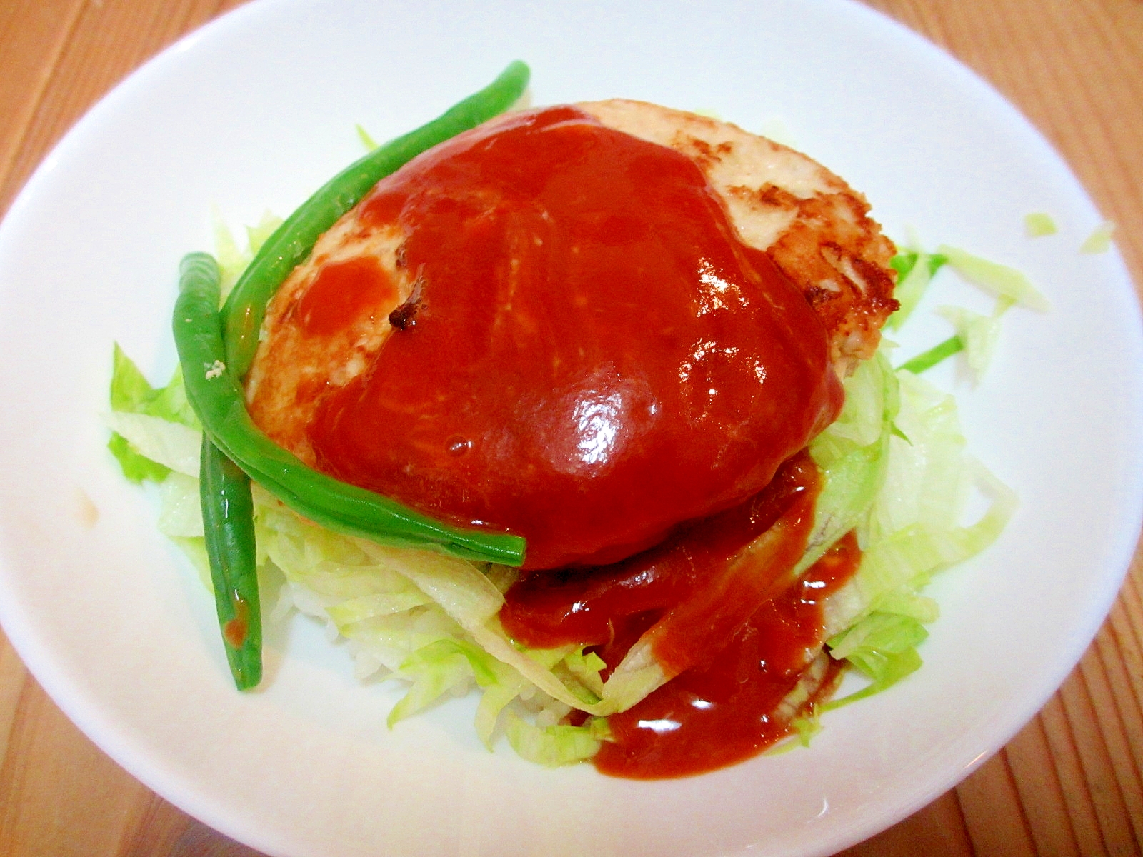 マヨソースハンバーグ丼