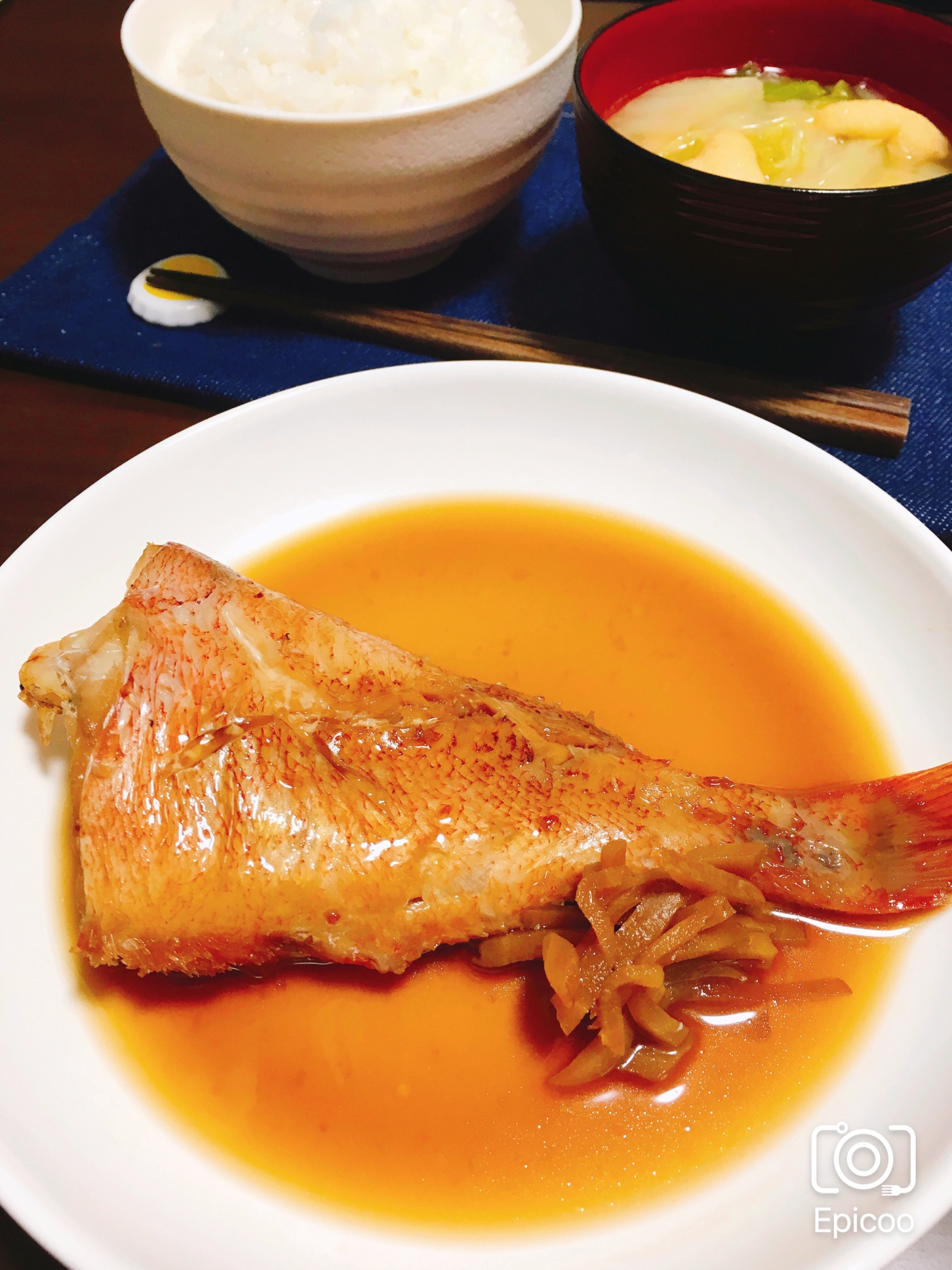フライパンで簡単!赤魚の煮付け