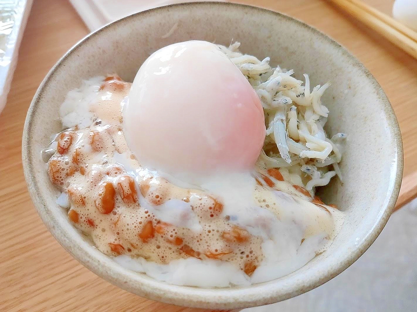 のせるだけ♪納豆しらす丼