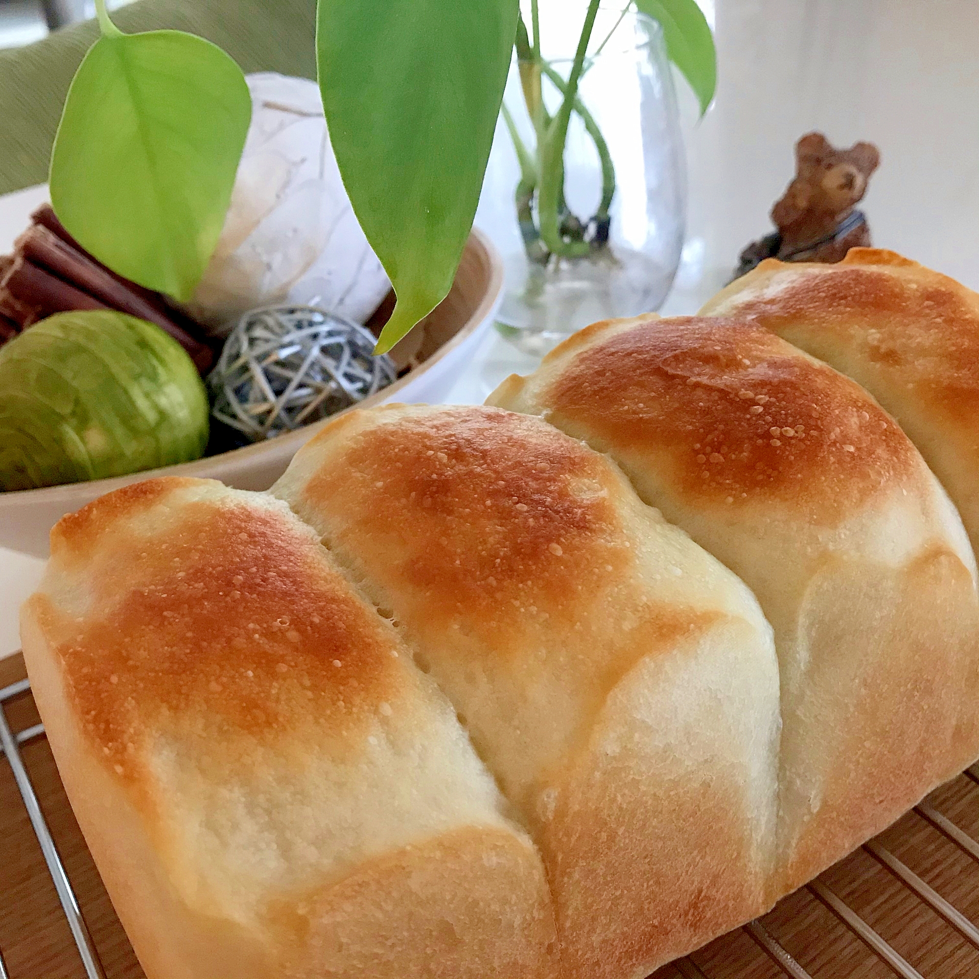 砂糖不要！外カリ中モチ！米粉入り食パン！