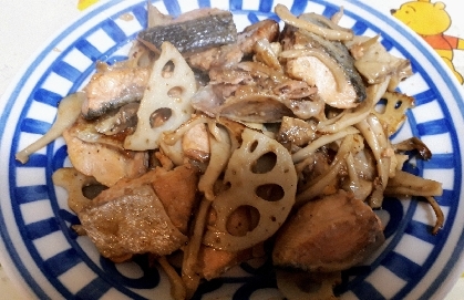 バター醤油と鮭は合うと思ったけど、レンコンはシャキシャキ、舞茸もとっても美味しかった
リピ確定です(^_^)v