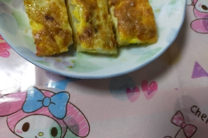 こんにちわ～＼(^^)／明太子の卵焼きお弁当に冷めても美味しかったです(*´﹃｀*)