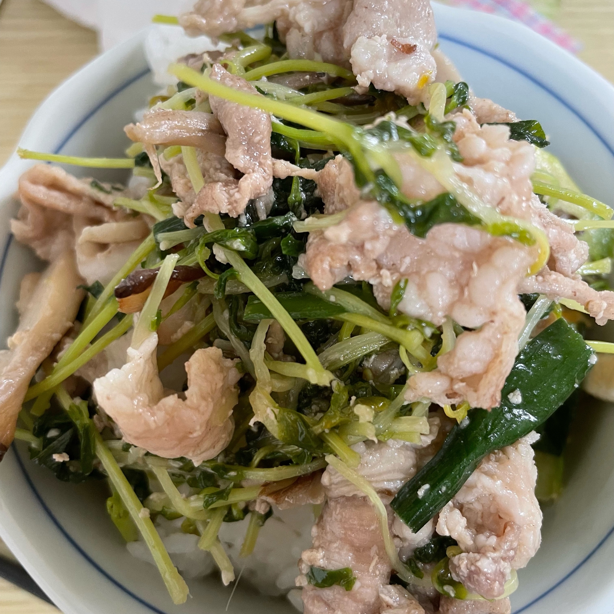 塩麹の豚丼