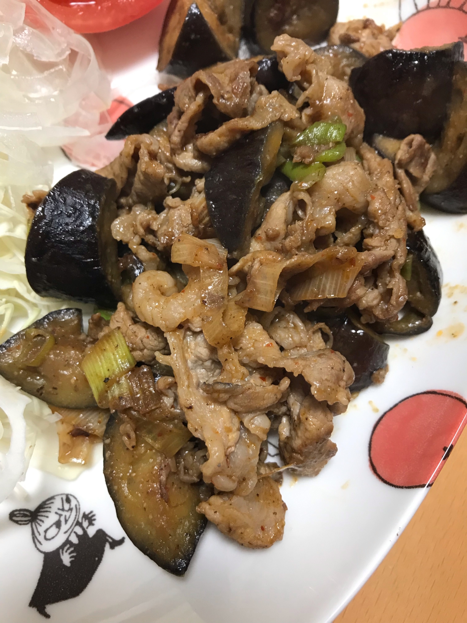 豚肉とナスの豆板醤炒め