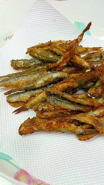 魚嫌いも絶賛！かたくちいわしの唐揚げ