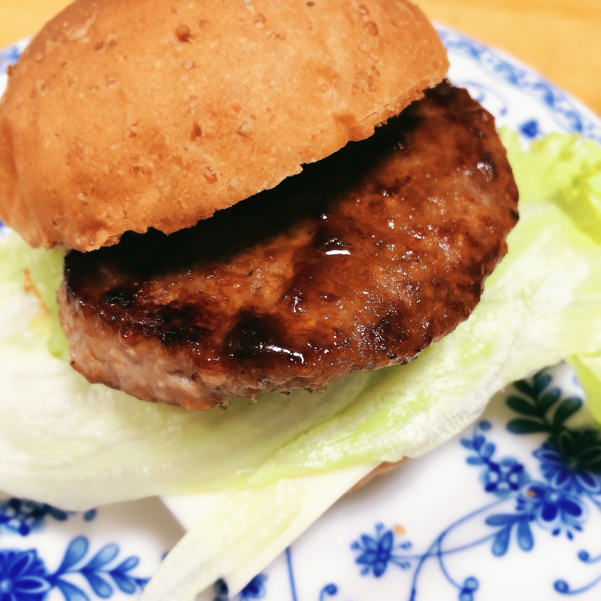 てき焼き風チーズバーガー