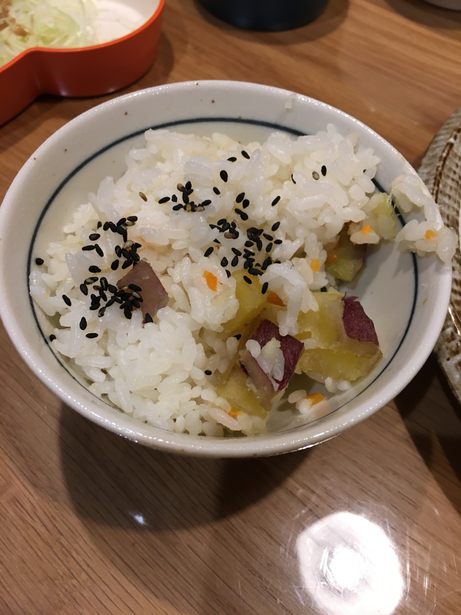 人参とさつまいものご飯