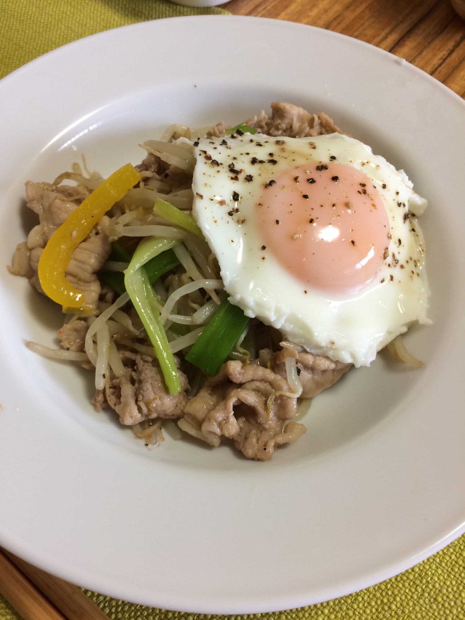 うちのご飯 スタミナ肉野菜炒め