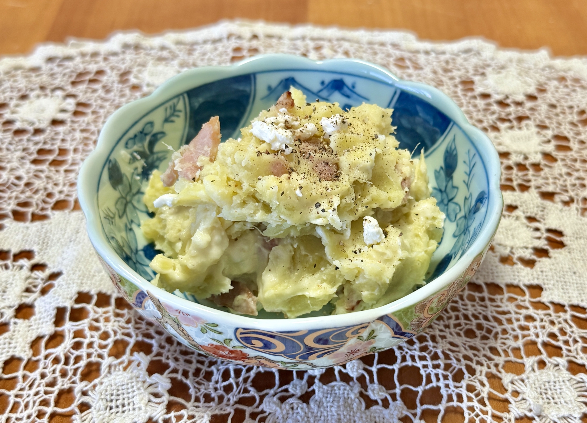 さつまいもとウィンナーの☆クリームチーズサラダ