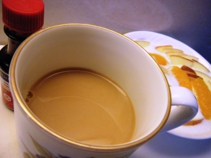 そして「幸せの黄色いヨーグルト」のお供に頂いたモーニングコーヒーがこちら^m^♪
幸せのW効果で今日は一日幸せだったにゃ～ん(=^・^=)♡