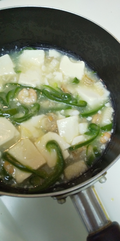 豆腐のシーフードスープ煮