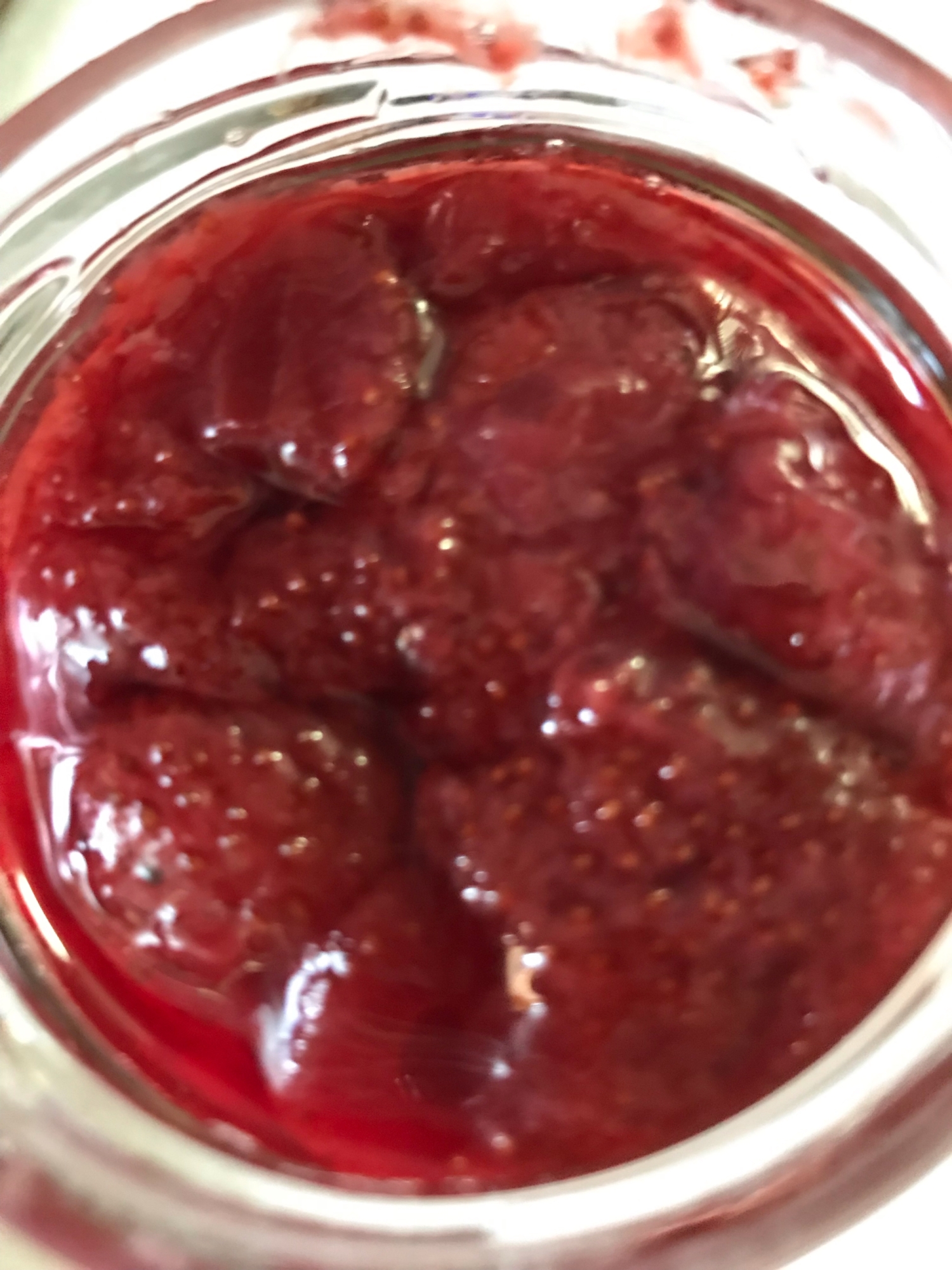 おばあちゃんが作ったイチゴで手作りイチゴジャム レシピ 作り方 By Rママ 楽天レシピ