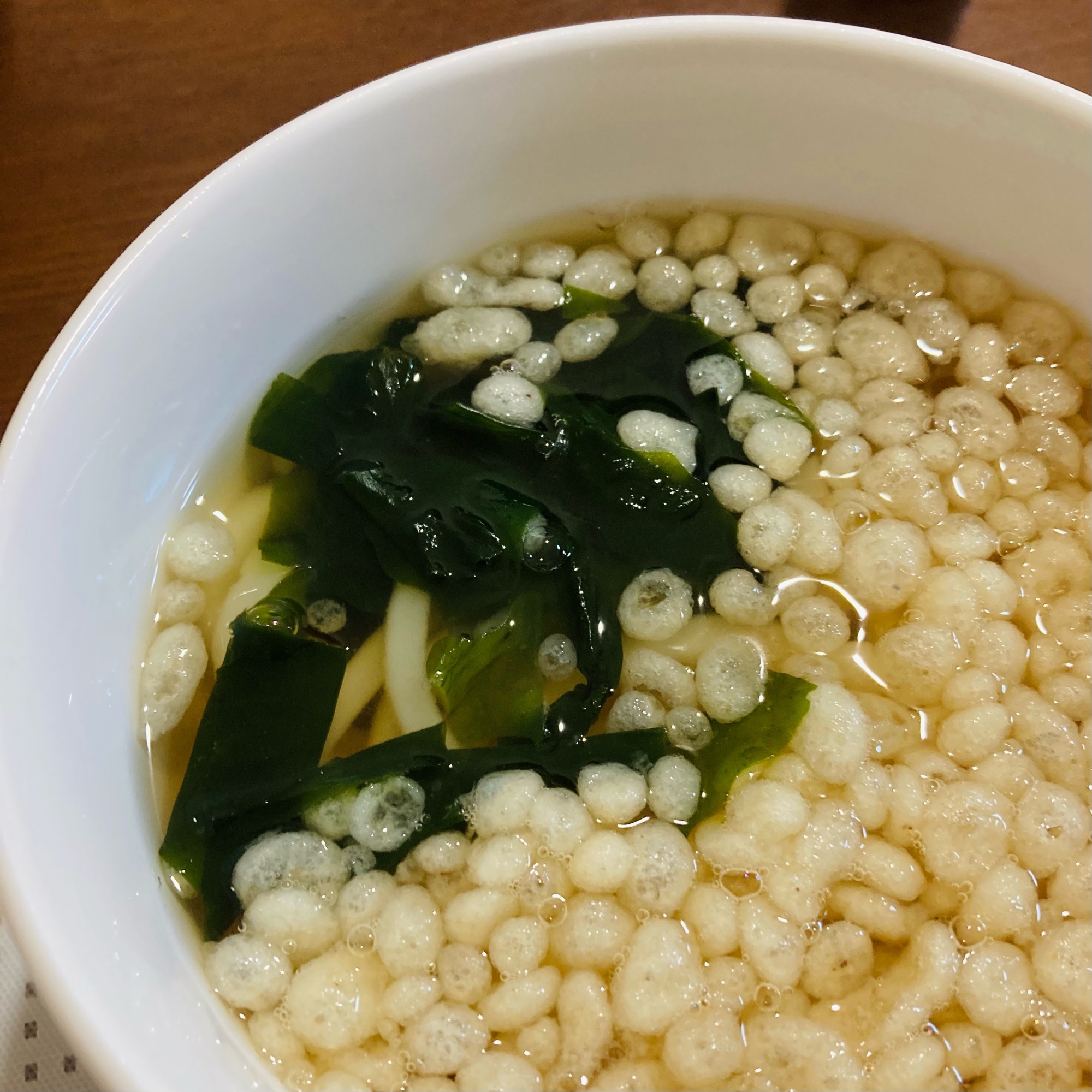 おだし香るハイカラうどん(京風たぬきうどん)