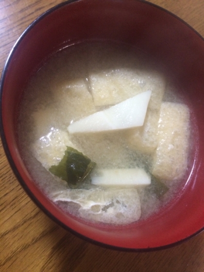 筍と豆腐の味噌汁