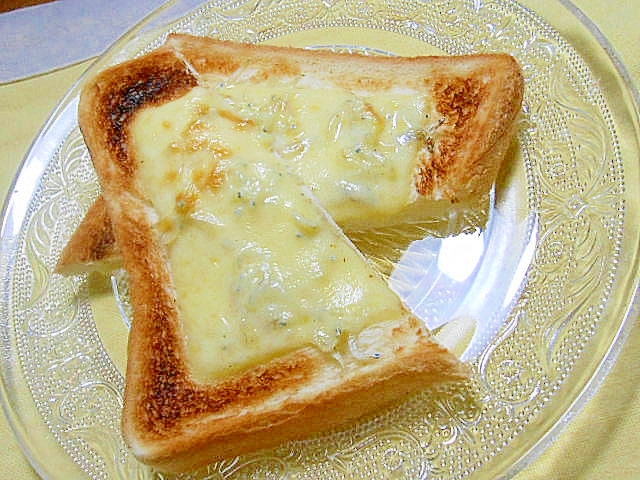 ちりめんじゃこチーズトースト レシピ 作り方 By Yumimi5 楽天レシピ