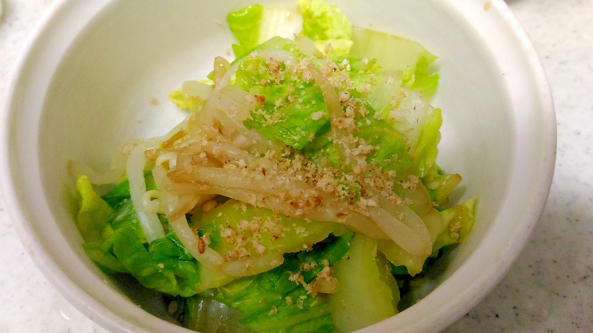 白菜ともやしの胡麻和え レシピ 作り方 By ねあっっ 楽天レシピ