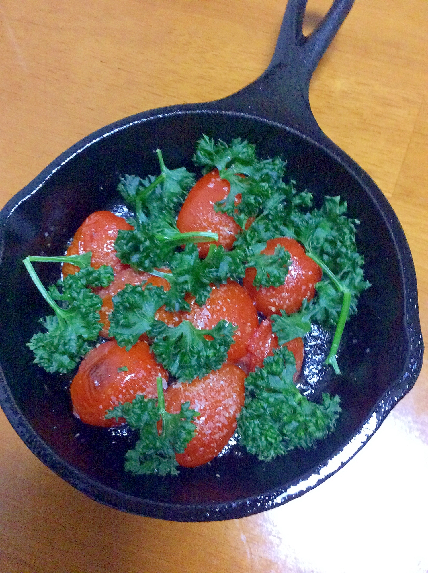 トマトパセリガーリックソルト焼き