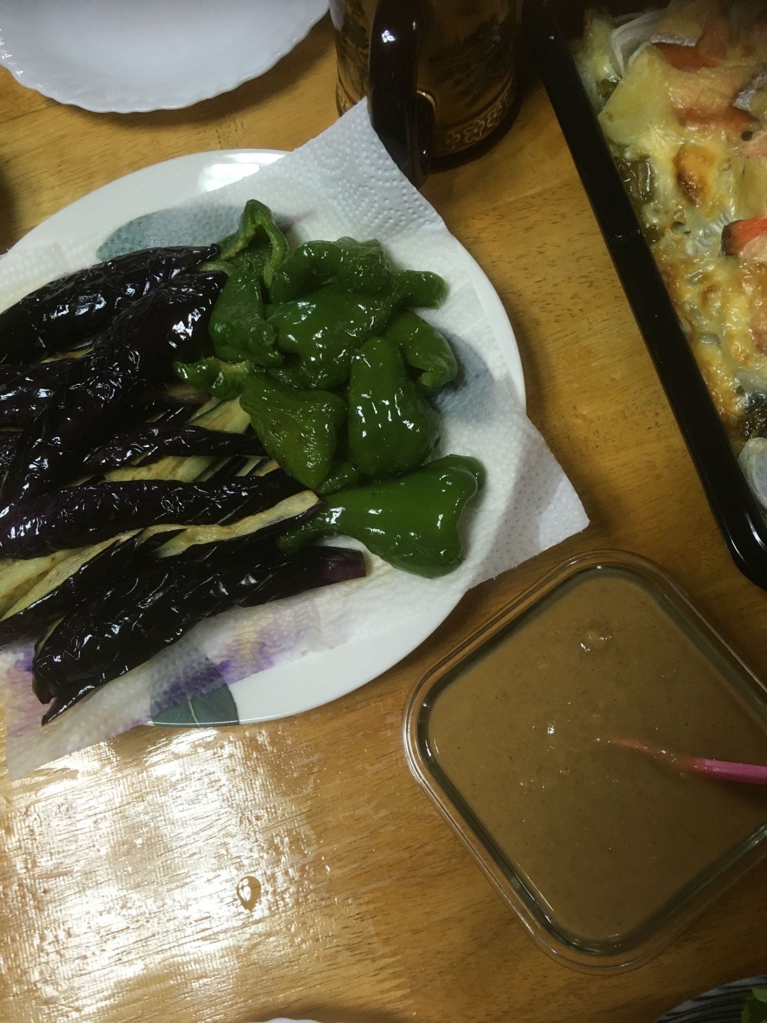夏野菜と酢味噌
