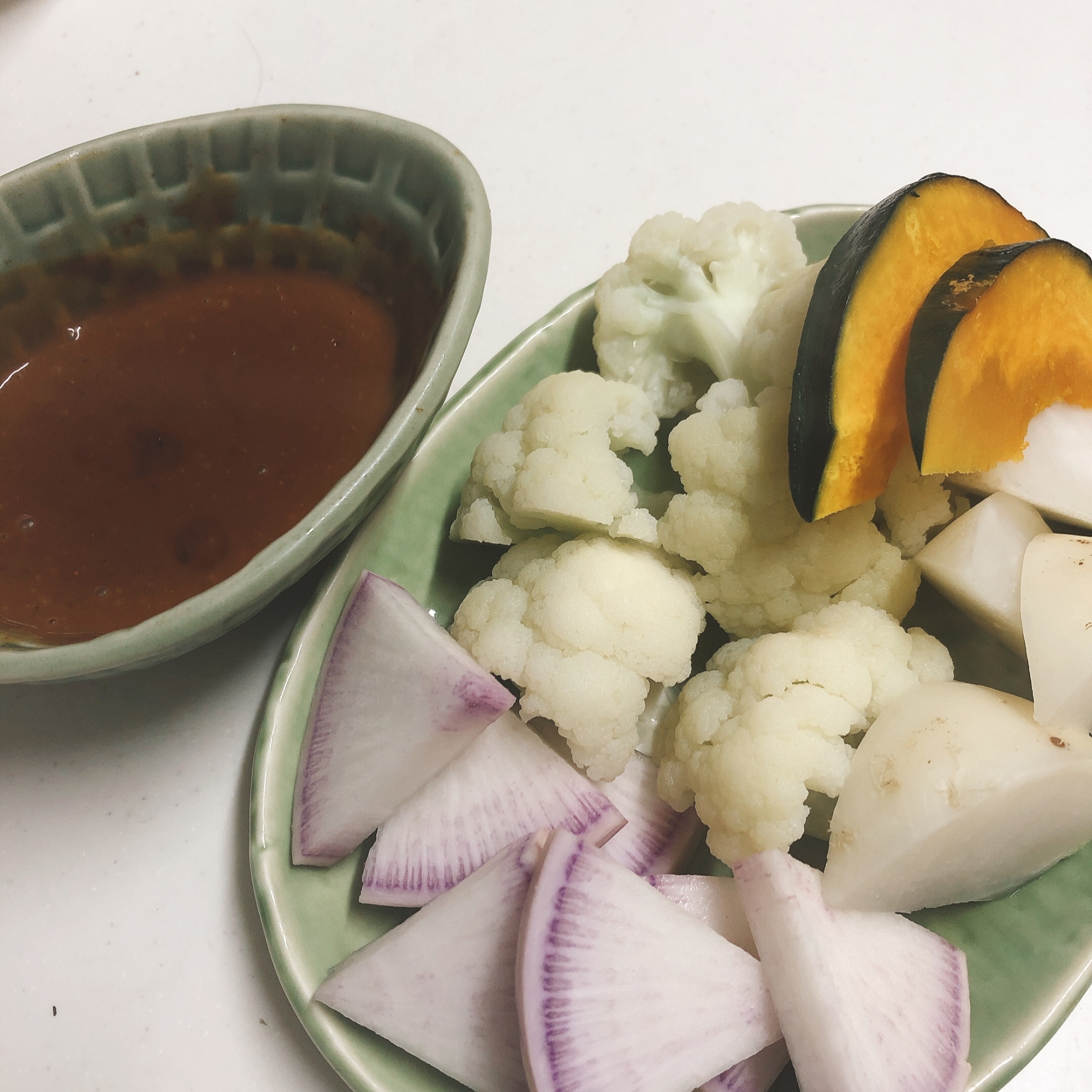 野菜の味噌マヨネーズディップ